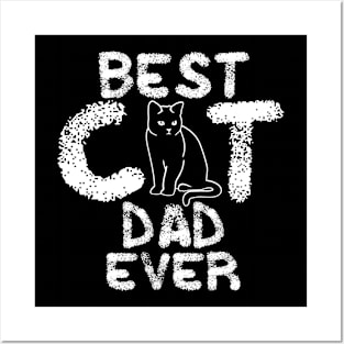 Best Cat Dad Ever Posters and Art